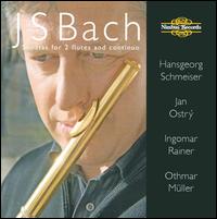 Bach: Sonatas for 2 Flutes and Continuo - Hansgeorg Schmeiser (flute); Ingomar Rainer (harpsichord); Jan Ostry (flute); Othmar Muller (cello)