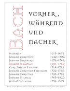 Bach - vorher, whrend und nachher: Bach - before, during and after