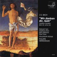 Bach: Wir Danken Dir, Gott - Deborah York (soprano); Ingeborg Danz (alto); Mark Padmore (tenor); Peter Kooij (bass); Collegium Vocale (choir, chorus);...