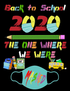 back to school 2020 the one where we were masked: cursive handwriting workbook for teens letters and Numbers, funny Hello Virtual Pre-K Preschool Gift Back to School, Quarantine Style, Kids Homeschool Virtual Learning, School-ish.