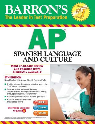 Barron's AP Spanish Language and Culture with MP3 CD & CD-ROM - Paolicchi, Daniel, and Springer, Alice G.