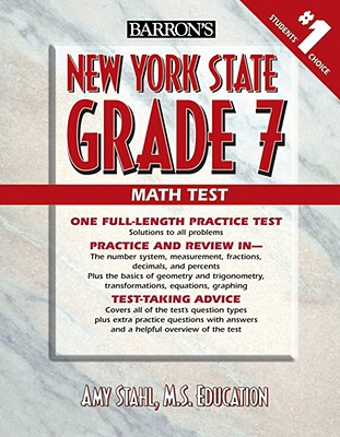 Barron's New York State Grade 7 Math Test - Stahl, Amy