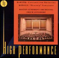 Bartk: Concerto for Orchestra; Kodly: Peacock Variations - Boston Symphony Orchestra; Erich Leinsdorf (conductor)