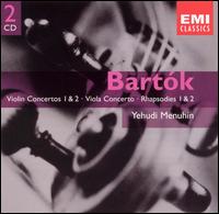 Bartk: Violin Concertos Nos. 1 & 2; Viola Concerto; Rhapsodies Nos. 1 & 2 - Neil Gotkovsky (violin); Yehudi Menuhin (violin); Yehudi Menuhin (viola)