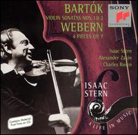 Bartk: Violin Sonatas Nos. 1 & 2; Webern: 4 Pieces, Op. 7 - Alexander Zakin (piano); Charles Rosen (piano); Isaac Stern (violin)