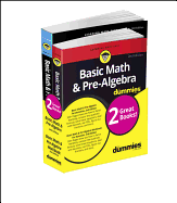 Basic Math & Pre-Algebra for Dummies Book + Workbook Bundle