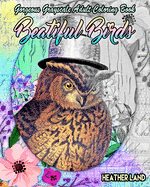 Beautiful Birds: Grayscale Vintage Adult Coloring Book