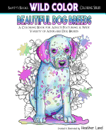 Beautiful Dog Breeds Adult Coloring Book