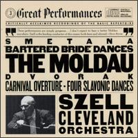 Bedrich Smetana: Bartered Bride Dances; The Moldau; Dvorak: Carnival Overture; Four Slavonic Dances - Cleveland Orchestra; George Szell (conductor)
