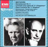 Beethoven: Piano Concerto No. 5 / Piano Sonata No. 7, Op. 10/3 - Edwin Fischer (piano); Philharmonia Orchestra; Wilhelm Furtwngler (conductor)