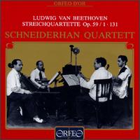 Beethoven: Streichquartette, Opp. 59/1 & 131 - Otto Strasser (violin); Richard Krotschak (cello); Schneiderhan Quartett; Wolfgang Schneiderhan (violin)