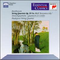Beethoven: String Quartets Op. 59, Nos. 1 & 2 - Alexander Schneider (violin); Boris Kroyt (viola); Budapest Quartet (strings); Joseph Roisman (violin); Mischa Schneider (cello)