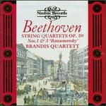 Beethoven: String Quartets, Op. 59, Nos. 1 & 3 - Brandis Quartet; Brandis Quartet (strings); Peter Brem (violin); Thomas Brandis (violin); Wilfred Strehle (viola);...