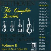 Beethoven: The Complete Quartets, Vol. II - Andrew Dawes (violin); Denis Brott (cello); Kenneth Perkins (violin); Orford String Quartet; Terence Helmer (viola)