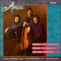 Beethoven: Trio in B flat major, Op. 11; Zemlinsky: Trio in D minor, Op. 3; Nin: Among Friends - Amici Quartet; David Hetherington (cello); Joaquin Valdepenas (clarinet); Patricia Parr (piano)
