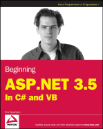 Beginning ASP.Net 3.5: In C# and VB - Spaanjaars, Imar