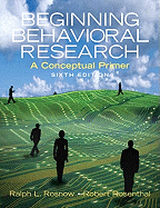 Beginning Behavioral Research: A Conceptual Primer- (Value Pack W/Mysearchlab)