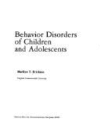 Behavior Disorders of Children and Adolescents