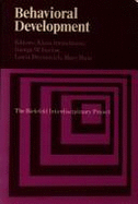 Behavioral Development: The Bielefeld Interdisciplinary Project - Immelmann, Klaus (Editor), and Barlow, George W (Editor), and Petrinovich, Lewis (Editor)