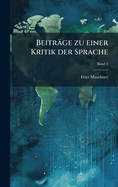 Beitrge zu einer Kritik der Sprache