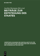 Beitrge Zur Entstehung Des Staates