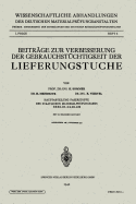 Beitrage Zur Verbesserung Der Gebrauchstuchtigkeit Der Lieferungstuche