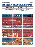 Belwin Master Solos (Trombone), Vol 1: Advanced Piano Acc.