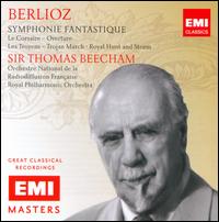 Berlioz: Symphonie fantastique; Overture "Le Corsaire"; Royal Hunt & Storm; Trojan March ("Les Troyens") - Beecham Choral Society (choir, chorus); Thomas Beecham (conductor)