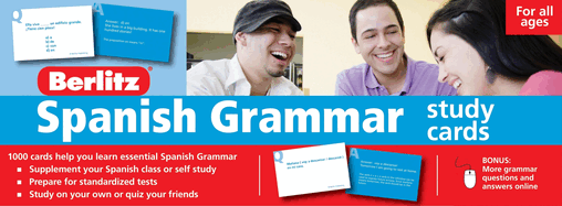Berlitz Language: Spanish Grammar Study Cards