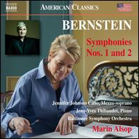 Bernstein: Symphonies Nos. 1 and 2 - Jean-Yves Thibaudet (piano); Jennifer Johnson Cano (mezzo-soprano); Baltimore Symphony Orchestra; Marin Alsop (conductor)