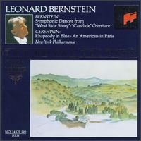 Bernstein: Symphony Dances from West Side Story; Candide Overture; Gershwin: Rhapsody in Blue - Leonard Bernstein (piano); Leonard Bernstein (conductor)