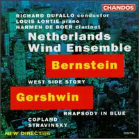 Bernstein: West Side Story; Gershwin: Rhapsody in Blue - Harmen DeBoer (clarinet); Louis Lortie (piano); Netherlands Wind Ensemble; Richard Dufallo (conductor)