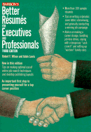 Better Resumes for Executives and Professionals - Wilson, Robert F