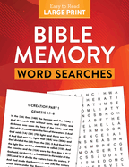 Bible Memory Word Searches Large Print