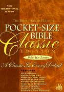 Bible New International Version Pocket Classic Deluxe Brit Tan with Slide