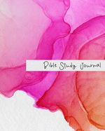 Bible Study Journal: SOAP Prompts Notebook for Women to Write in - Pink Splash