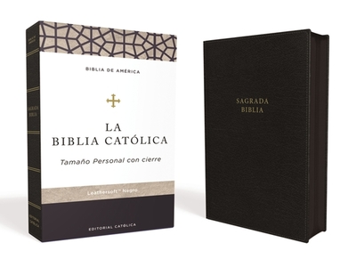 Biblia Catlica, Tamao Personal, Leathersoft, Negra, Con Cierre, Comfort Print - Catlica, Editorial, and Biblia, La Casa de la