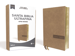 Biblia Nbla, Ultrafina, Letra Grande, Tamao Manual, Leathersoft, Beige, Edicin Letra Roja / Spanish Ultrathin Holy Bible, Nbla, Lg Print, Handy Size