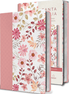 Biblia Reina Valera 1960 Letra Grande. Piel Rosada Con Flores, Tamao Manual / S Panish Bible Rvr 1960 Large Print. Imitation Pink Leather with Flowers