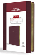 Biblia Reina Valera Letra Sper Gigante, S?mil Piel Vinotinto / Spanish Bible Re Ina Valera Super Giant Print, Burgundy Leathersoft