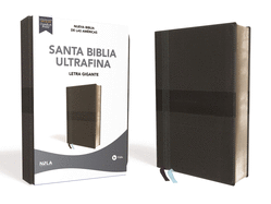 Biblia Ultrafina, Nbla, Letra Gigante, Leathersoft, Negro, Letra Roja / Spanish Ultrathin Holy Bible, Nbla, Gp, Leathersoft, Black, Letter Edition