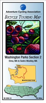 Bicycle Touring Map: Washington Parks Section 2 - Adventure Cycling Association