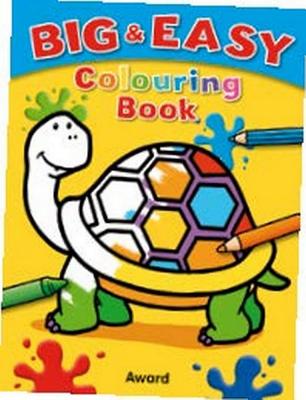 Big and Easy Colouring Book - Tortoise: Big Pictures, Bold Outlines, Perfect for Children Just Start - 