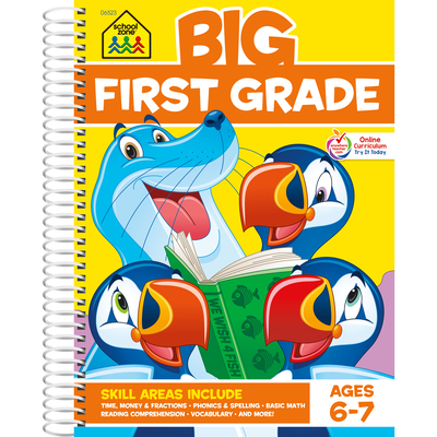 Big First Grade Spiral - School Zone (Editor)