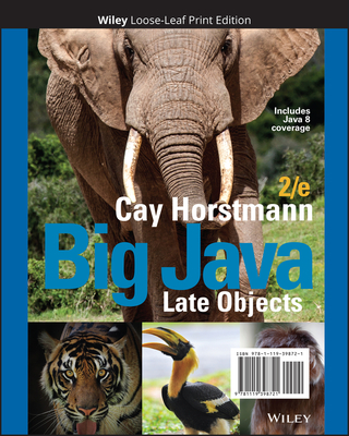 Big Java: Late Objects - Horstmann, Cay S