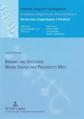 Binding and Discourse: Where Syntax and Pragmatics Meet - Schrcks, Lilia