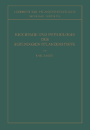 Biochemie Und Physiologie Der Sekundren Pflanzenstoffe