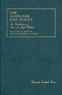 Bishin and Stone's Law, Language and Ethics - Stone, Christopher