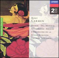 Bizet: Carmen - Joan Sutherland (vocals); Mario del Monaco (vocals); Regina Resnik (vocals); Tom Krause (vocals); Yvonne Minton (vocals);...