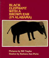 Black Elephant with a Brown Ear